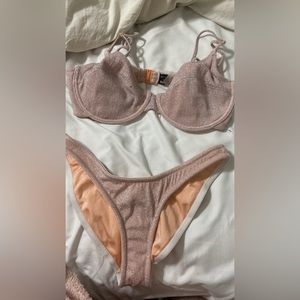 triangl swimsuit. small + in top